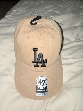 '47 Clean Up LA Logo Cap - Tan with Black Embroidery